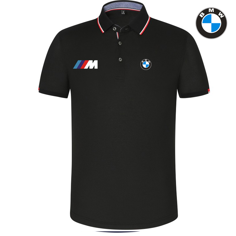 Polo BMW M Power Homme 2022 Coton Mercerisé Col Contrasté Slim Fit Manche Courte